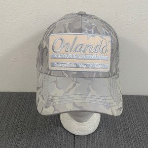 Orlando Unforgettable Sun & Magic Snapback Hat Unisex Silver Camo Robin Ruth